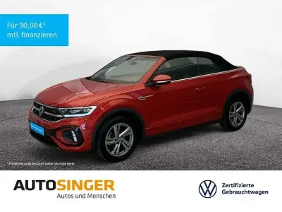 Gebraucht VW T-Roc Cabriolet R-line 150 PS (110 kW) 2025 Kings red metallic Cabrio