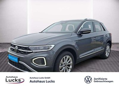 Gebraucht VW T-Roc Style 150 PS (110 kW) 2024 Indiumgrau metallic SUV