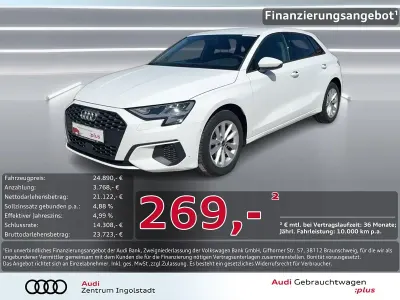 Gebraucht Audi A3 Comfort 150 PS (110 kW) 2023 Weiß Limousine