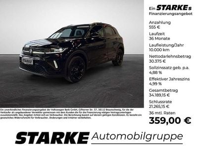 Usata VW T-Cross R-line 150 CV (110 kW) 2024 Nero SUV