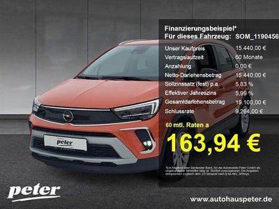 Gebraucht Opel Crossland X Elegance 131 PS (96 kW) 2021 Orange SUV