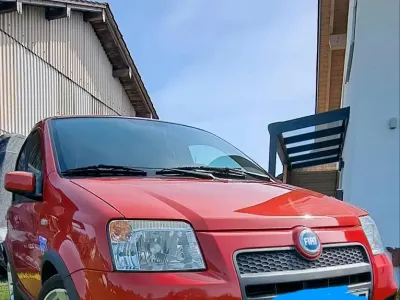Brugt Fiat Panda 100 HK (73 kW) 2006 Rød Hatchback