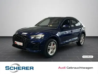 Gebraucht Audi Q5 Sportback Design 204 PS (150 kW) 2023 Navarrablau metallic SUV