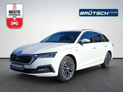Brugt Skoda Octavia Clever 150 HK (110 kW) 2021 Hvid Stationcar