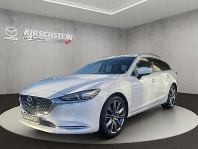 Snowflake white pearl Gebraucht 2019 Mazda 6 Sports-Line Kombi | 21.890 € (Guter Preis)