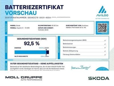 Gebraucht Skoda Superb Style 218 PS (160 kW) 2022 Moonweiß perleffekt (metallic) Kombi