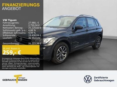 Grau Gebraucht 2023 VW Tiguan Life SUV | 27.980 € (Superpreis)