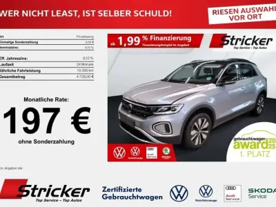 Usata VW T-Roc Goal 150 CV (110 kW) 2025 Argento SUV