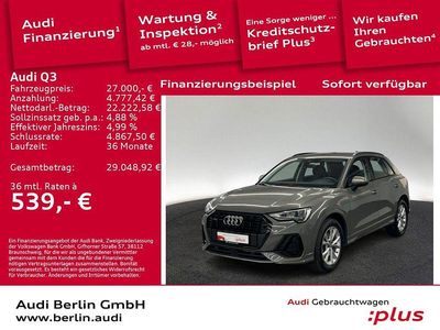 Chronosgrau metallic Gebraucht 2019 Audi Q3 S-Line SUV | 27.000 € (Guter Preis)