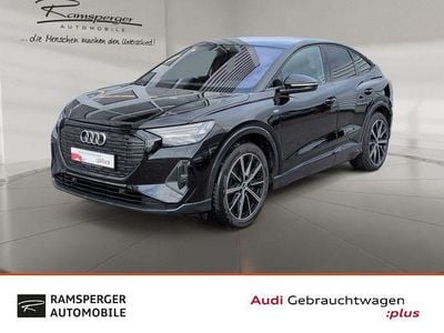 Gebraucht Audi Q4 Sportback e-tron S-Line 219 kW (299 PS) 2023 Schwarz (mythosschwarz metallic) SUV