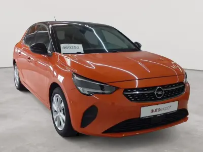Gebraucht Opel Corsa Elegance 75 PS (55 kW) 2023 Dynamik orange metallic/dach karbon schwarz metallic Kleinwagen