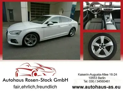Używany Audi A5 Sportback S-Line 190 KM (139 kW) 2019 Biały Hatchback
