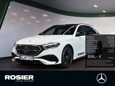 Gebraucht Mercedes E220 AMG line 197 PS (144 kW) 2026 Weiss / polarweiß Kombi