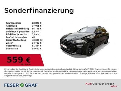 Second-hand Audi Q8 S-Line 286 CP (210 kW) 2025 Negru SUV