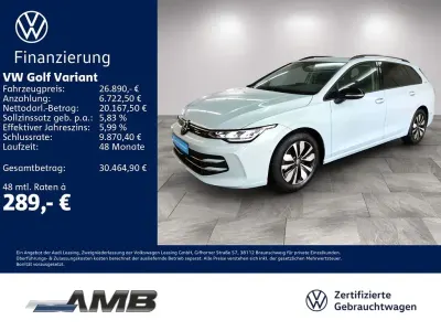 Gebraucht VW Golf VIII Goal 116 PS (85 kW) 2025 Blau Kombi