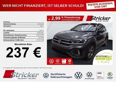 Indiumgrau metallic (metallic) Gebraucht 2025 VW T-Roc R-line SUV | 28.949 € (Superpreis)