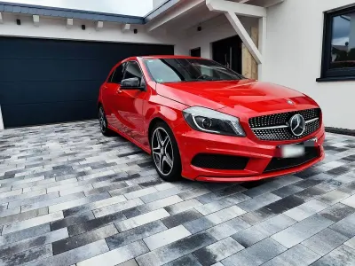 Gebraucht Mercedes A200 AMG line 136 PS (100 kW) 2015 Rot Limousine