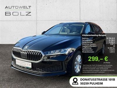 Gebraucht Skoda Superb Essence 150 PS (110 kW) 2025 Onyxschwarz metallic Kombi