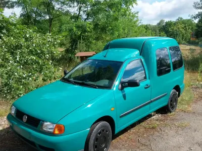 Gebraucht VW Caddy 60 PS (44 kW) 2001 Grün Van / Kleinbus