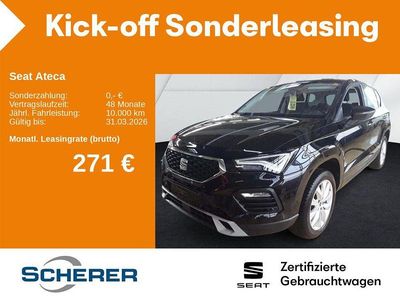 Gebraucht Seat Ateca Style 150 PS (110 kW) 2025 Magic schwarz metallic (metallic) SUV