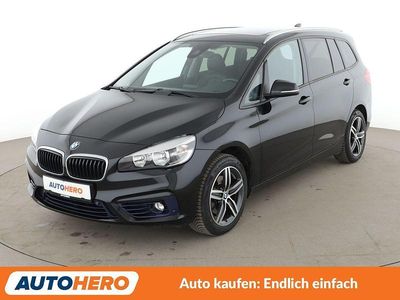 Gebraucht BMW 218 Gran Tourer Sport Line 136 PS (100 kW) 2015 Schwarz Van / Kleinbus