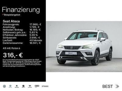 Gebraucht Seat Ateca XCELLENCE 150 PS (110 kW) 2016 Weiß SUV