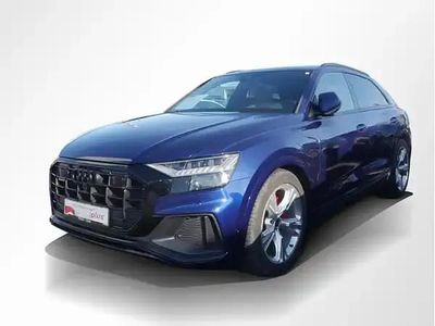 Gebraucht Audi Q8 S-Line 286 PS (210 kW) 2023 Navarrablau metallic SUV