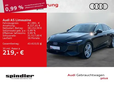 Gebraucht Audi A5 204 PS (150 kW) 2025 Mythosschwarz metallic Limousine