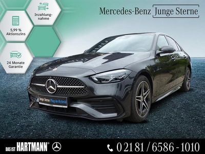 Graphitgrau metallic Gebraucht 2024 Mercedes C300e AMG Limousine | 42.390 € (Superpreis)