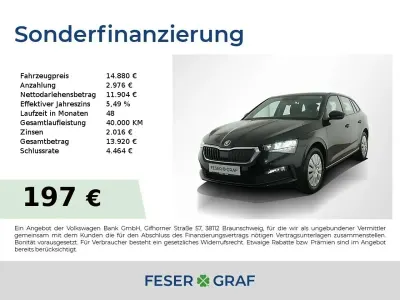 Gebraucht Skoda Scala Cool Plus 95 PS (69 kW) 2022 Blackmagic perleffekt Kleinwagen
