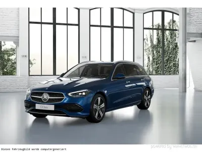 Gebraucht Mercedes C200 Avantgarde 204 PS (150 kW) 2023 Lack spektralblau Kombi