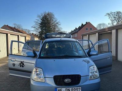 Usata Kia Picanto LX 65 CV (47 kW) 2005 Blu Utilitaria