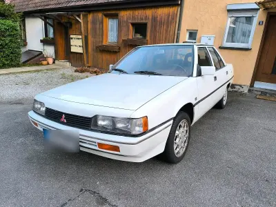 Gebraucht Mitsubishi Galant 75 PS (55 kW) 1987 Weiß Limousine