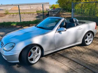 Usata Mercedes SLK200 164 CV (120 kW) 2000 Argento Cabrio