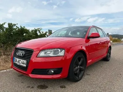 Gebraucht Audi A3 S-Line 125 PS (91 kW) 2009 Rot Kleinwagen