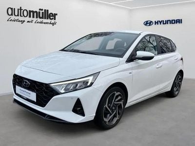 Gebraucht Hyundai i20 Prime 119 PS (87 kW) 2022 Weiss polar white / sol Kleinwagen