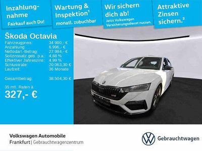 Weiß Gebraucht 2023 Skoda Octavia RS Kombi | 34.980 € (Fairer Preis)