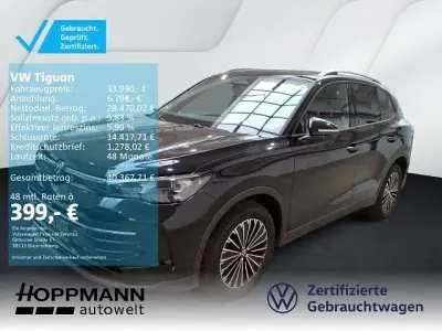 Gebraucht VW Tiguan Goal 150 PS (110 kW) 2025 Grenadillschwarz metallic SUV
