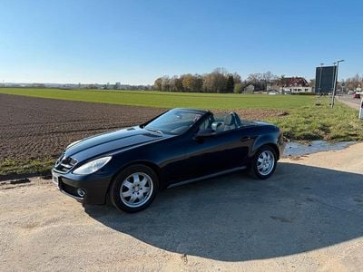 Gebraucht Mercedes SLK200 184 PS (135 kW) 2008 Blau Cabrio
