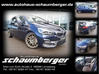 Gebraucht BMW 218 Active Tourer Luxury Line 150 PS (110 kW) 2019 Imperialblau Van / Kleinbus
