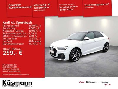 gebraucht Audi A1 S line 30TFSI LED KAM GRA SMARTPINT