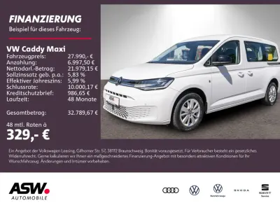 Gebraucht VW Caddy Maxi Life Life 114 PS (83 kW) 2023 Candyweiß Van / Kleinbus