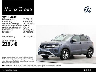 Rauchgrau metallic Gebraucht 2025 VW T-Cross Goal SUV | 23.680 € (Guter Preis)