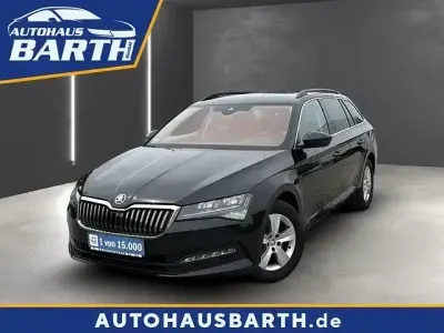 Gebraucht Skoda Superb Ambition 150 PS (110 kW) 2021 Schwarzmagic perleffekt Kombi