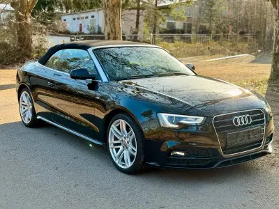 Gebraucht Audi A5 Cabriolet S-Line 177 PS (130 kW) 2016 Schwarz Cabrio