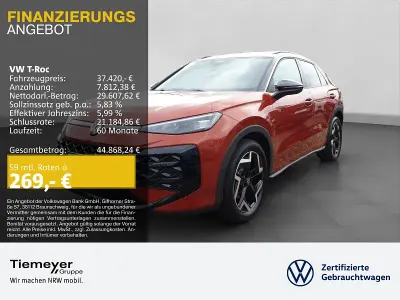 Nuova VW T-Roc R-line 150 CV (110 kW) 2026 Rosso SUV