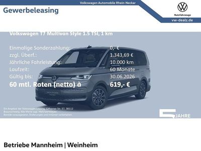 Neu VW Multivan Style 245 PS (180 kW) 2026 Grau Van