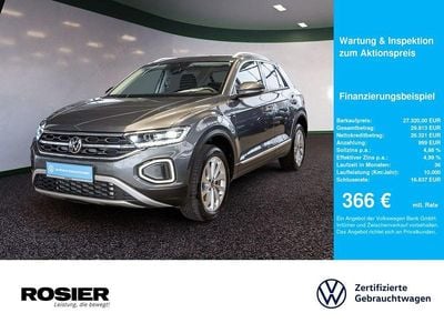 Grau / indiumgrau Gebraucht 2025 VW T-Roc Style SUV | 27.320 € (Guter Preis)