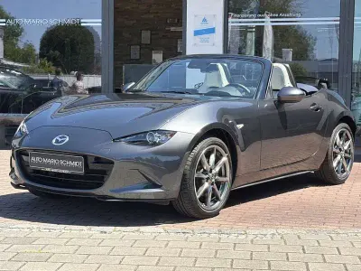 Gebraucht Mazda MX5 Kizuna 184 PS (135 kW) 2023 Grau machine gray (metallic) Cabrio