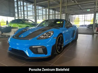 Neu Porsche 718 Spyder RS 500 PS (367 kW) 2026 Blau Cabrio